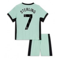 Koszulka piłkarska Chelsea Raheem Sterling #7 Strój Trzeci dla dzieci 2023-24 tanio Krótki Rękaw (+ Krótkie spodenki)